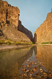 Brewster: Santa Elena Canyon and Rio Grande at sunrise