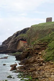 Frazier: Santa Justa Beach and old monastery near