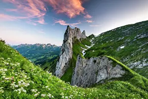Alpstein: Saxer Lacke, evening mood, Alpstein, Appenzell