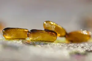 Cases: Scarlet lily egg cases on Lily leaf - Norfolk UK