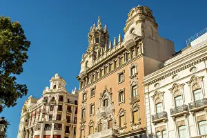 Cityscape: Scenic architecture cityscape, Valencia, Spain
