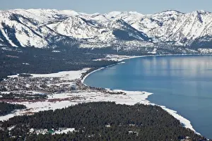 Nevada: Scenic view of Lake Tahoe, USA