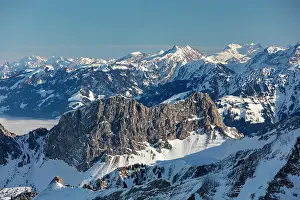 Alpen: In front Schafnase and Giswilerstock, behind Sarnertal