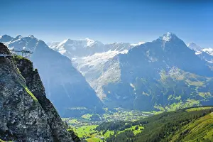 Grindelwald: Schreckhorn, 4078 m, First Cliff Walk, Switzerland