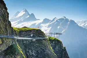Grindelwald: Schreckhorn, 4078 m, First Cliff Walk, Switzerland