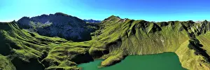 Allgau: The Schrecksee is a small high-mountain lake with