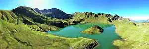 Impressive: The Schrecksee is a small high-mountain lake wit