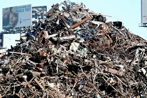 Scrap: Scrap Metal on Recycling Barge, Newtown Creek, NYC