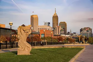 Cityscape: Sculpture in White River State Park, Indianapolis
