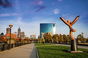 Cityscape: Sculpture in White River State Park, Indianapolis