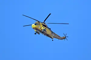 Rescues: Sea King - RAF sea rescue helicopter in flight