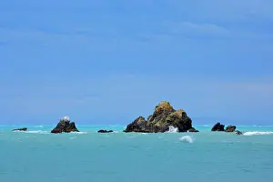 Amidst: Sea Stacks - jagged sea stacks amidst the South