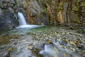Lonesome: Secluded Cat Creek Falls waterfall in Kananaskis Country