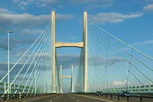 Piles: Second Severn crossing, Ail Groesfan Hafren, looking