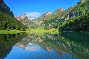 Alpstein: Seealpsee, Switzerland, Europe