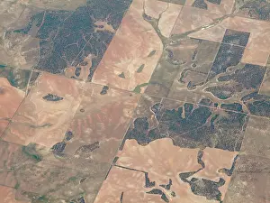 Segmented: Segmented land - Aerial view
