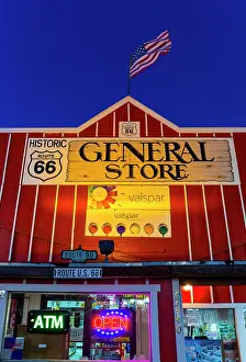 Neon: Seligman, U.S. Route 66 (US 66 or Route 66), Arizona