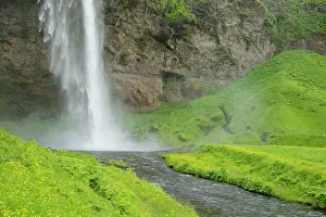 Foss: Seljelandsfoss Waterfall