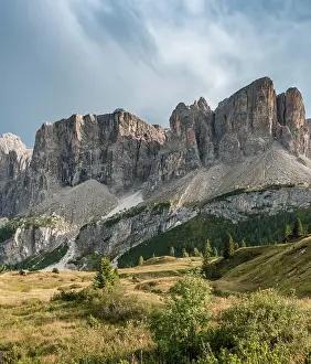 Adige: Sella Group with Piscadu, Val Gardena Pass, Passo