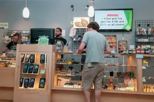 Selling: Selling medical and recreational marijuana at dispensary