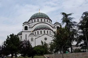 Serbian: Serbia, Belgrade. St. Save Temple (aka Hram