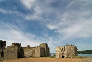 Medieval: Serbia, Smederevo along Danube river, fortress