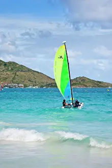 Catamaran: Setting sail in a Hobe cat off Orient Beach