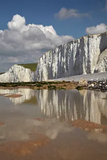 Sussex: Seven Sisters Chalk Cliffs, Birling Gap