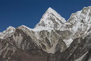 Himalayan: Seven-thousander Pumori (7161m), seen from Chukhung