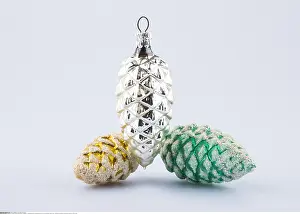 Bunt: SG hist. Weihnachten, Christbaum / Christbaumschmuck