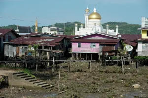 Raised: Shack and Mosque Opulent Sultan Omar Ali Saifuddien