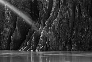 Peel: Shaft of Light Peel Canyon, Yukon, Canada
