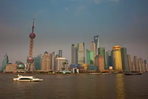 Skyscraper: The Shanghai Pudong New Area skyline, including