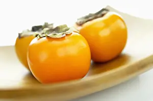 020617: Sharon fruit, Persimmon, Studio shot of several