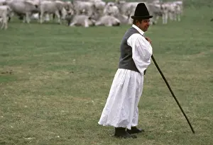 Suits: Shepherd in traditional hungarian clothes