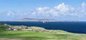 Sound: Shetland Mainland. View over Bressay and