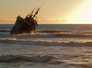 Shipwreck: Shipwreck - at sunset