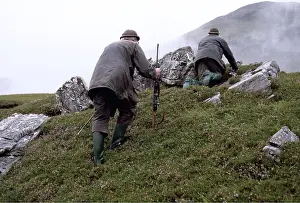 Hobbies: SHOOTING - 2 men deer stalking