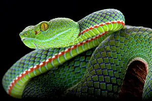 Trimeresurus: Siamese Peninsula Pitviper (Popeia fucata), Malaysia