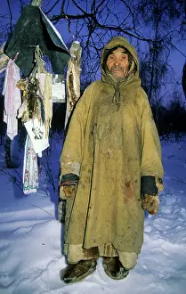 Siberia: A Siberian shaman / medicine man / sorcerer / wizard