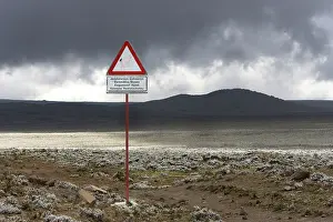 Simensis: Sign giving information on the Ethiopian Wolf /