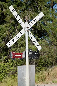Bike: Sign along the Kettle Vlley Railway near