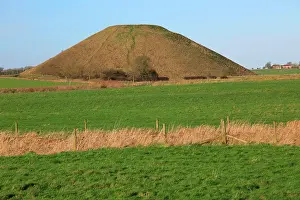 Silbury Hill neolithic site Wiltshire, England
