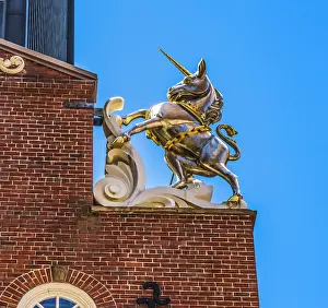 Famous: Silver British Unicorn Faneuil Meeting Hall, Freedom
