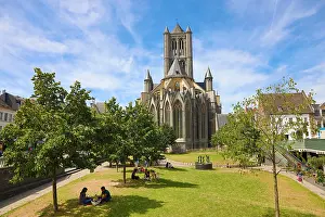 Gent: Sint Niklaaskerk, Saint Nicholas Gothic style Church