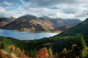 Lochs: Five Sisters of Kintail looking across Loch Duich