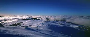 Buller: Ski runs at Mount Buller Alpine Resort.viewed from