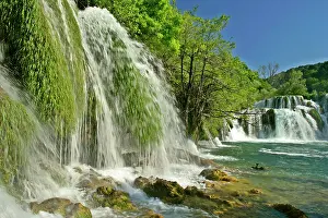 Lowest: Skradinski buk lowest step of waterfall and pool