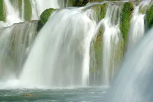 Lowest: Skradinski Buk - water mass of lowest step of waterfall
