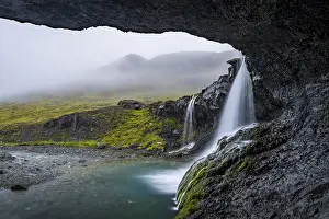 Waterfalls: Skutafoss waterfall, East Iceland